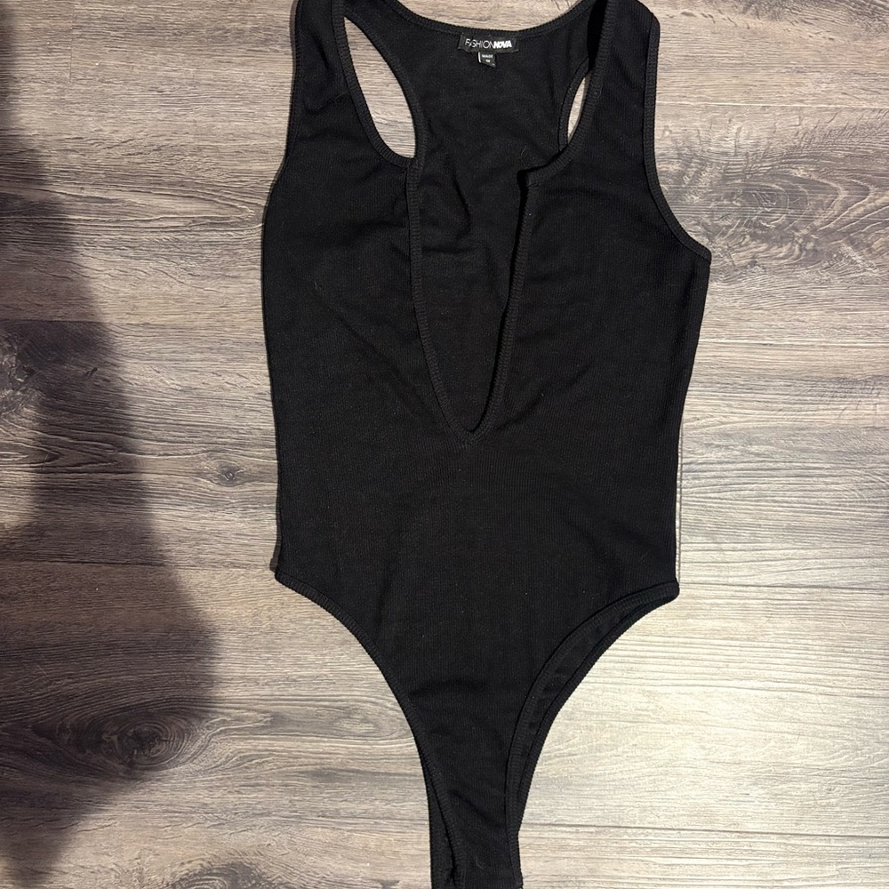 Fashion Nova Black Bodysuit